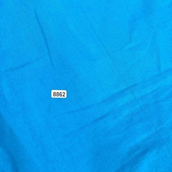 Talbots Blazer Womens 8 Blue Long-Sleeve Notch Lapel One Button Linen - Picture 9 of 9